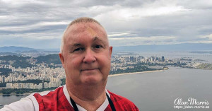 Alan Morris on Sugarloaf Mountain.