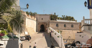 Main entrance to the Casbah, Tangier, Morocco