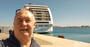 Alan Morris, dockside by the MSC Lirica in the Port of Tangier.