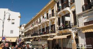 Buildings in Tangier, Morocco.