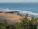 Sand beach at Cape Spartel, Morocco.