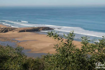 Sand beach at Cape Spartel, Morocco.