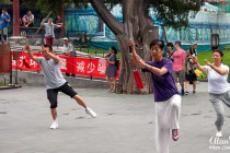 Exercises with swords, Temple of Heaven.