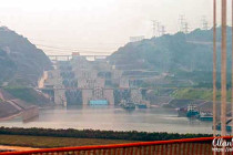 Locks on the Three Gorges Dam.