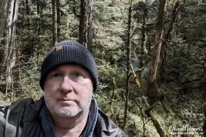 Alan Morris in the Tongass National Forest, Alaska.