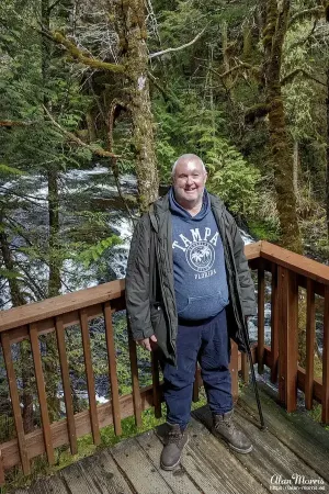 Alan Morris in the Tongass National Forest, Alaska.