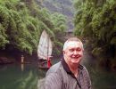 Alan Morris by the Xiangxi River in the Xiling Gorge