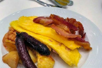 Breakfast on the Costa Diadema.