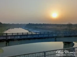 Sun setting over Chandwak. Sun setting over Chandwak.