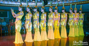 Victoria Selina staff in traditional costume for a show. Victoria Selina staff in traditional costume for a show.