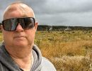 Alan Morris near the Steam vents near the Kilauea Visitor Centre.