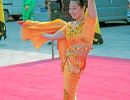 Acrobat performing in the Welcome Ceremony at Xián City Walls.