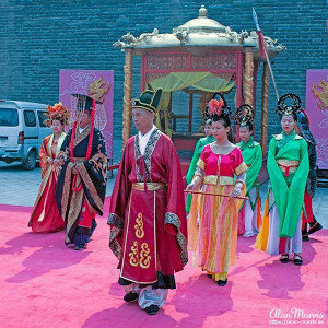 City dignitaries at Xi´an Welcome ceremony.