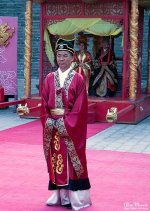 Greeting at Xi´an City Walls.