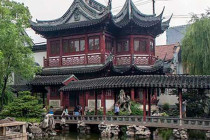 Pavillion inside Yuyuan Gardens in Shanghai.
